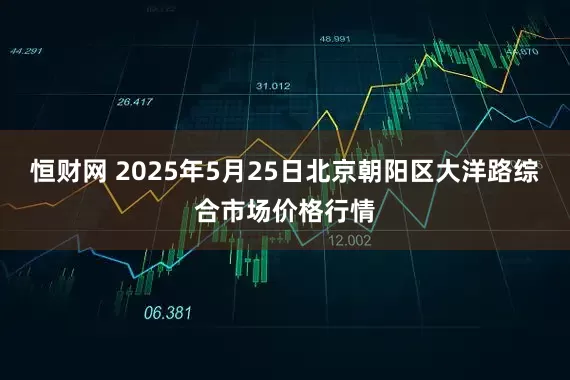 恒财网 2025年5月25日北京朝阳区大洋路综合市场价格行情