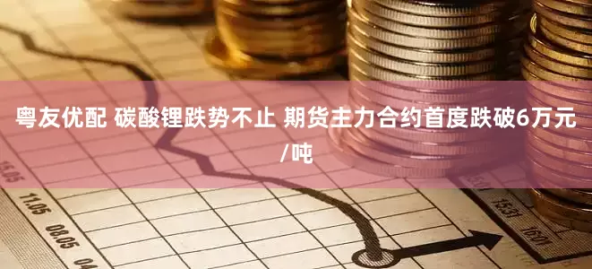 粤友优配 碳酸锂跌势不止 期货主力合约首度跌破6万元/吨